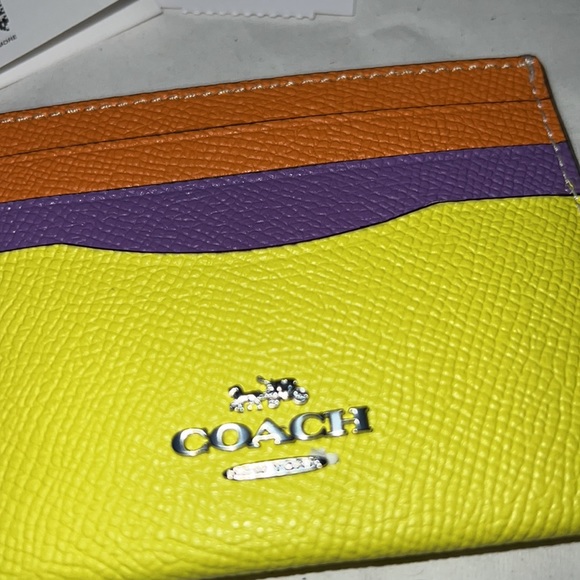 COACH Slim Id Card Case In Colorblock - Picture 11 of 11
